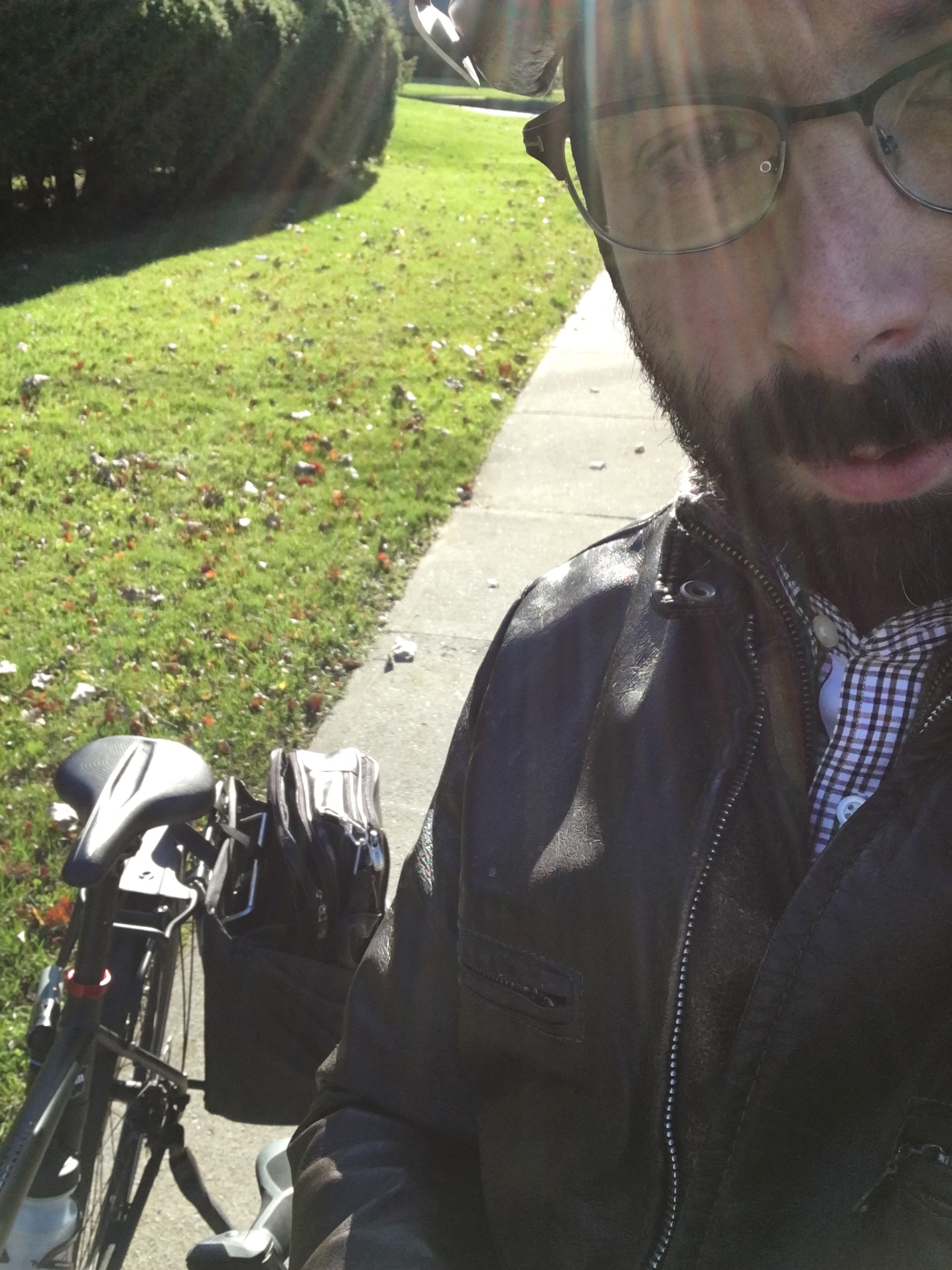 Bike selfie